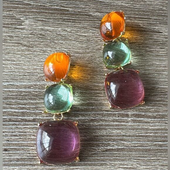 Bohemian drop earrings A538 - Picture 2 of 4